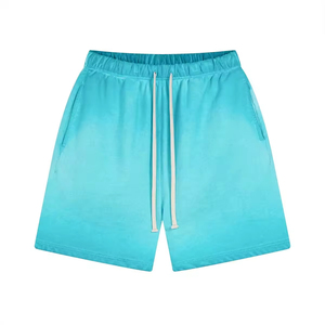 Shorts d'été 2025 personnalisés de haute qualité, délavés à l'acide, séchage rapide, style streetwear vintage, effet soleil délavé, imprimé en relief, pour hommes - Product Image 1
