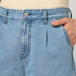 Shorts de Mezclilla para Hombre con Tela Elástica de Movimiento Flexible, Acabado Stone Wash, Listos para Actividades al Aire Libre, Casuales - Product Image 5