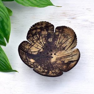 Soporte desechable para jabón con forma de hoja de coco, funda de drenaje de jabón de coco, logotipo personalizado y tamaños - Product Image 3