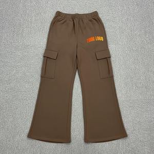 Pantalon de jogging décontracté unisexe en coton 100 % de haute qualité, coupe régulière, style streetwear, avec logo personnalisé imprimé - Product Image 3