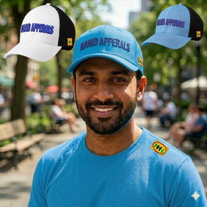 Gorra de Béisbol Personalizada de 5 Paneles, Clásica, con Letras Bordadas en 3D, Adorno de Diamantes de Imitación, Popelina 100% Algodón, Forro de Algodón, Logotipo Personalizado BD, Unisex - Product Image 1