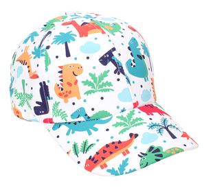 Gorra de béisbol de algodón de alta calidad al por mayor para niños pequeños, gorra deportiva con patrón étnico, gorra ajustable para niños pequeños - Product Image 5