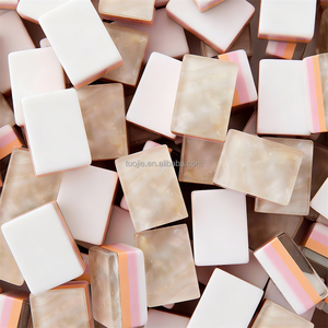 Tuiles de <span class=keywords><strong>Mahjong</strong></span> américaines Palm Royale, personnalisées multicouches, gravées, ensemble de 160 tuiles Oh My <span class=keywords><strong>Mahjong</strong></span> - Product Image 2