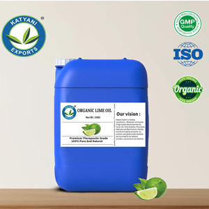 Huile de citron vert biologique certifiée pour la formule de soins de la peau, les produits capillaires et les applications de diffuseurs d'aromathérapie - Product Image 4