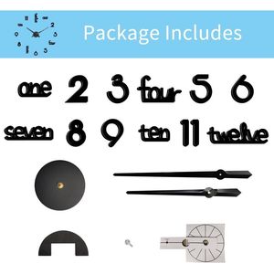 Grande orologio da parete acrilico moderno Deco silenzioso orologio decorativo unico per soggiorno camera da letto casa ufficio Hotel - Product Image 3