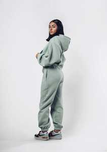 New Arrival 2026 Unisex Hooded Fleece <b>Tracksuit</b> Wholesale Price Breathable High Quality Winter Custom Logo Solid Pattern - Product Image 3