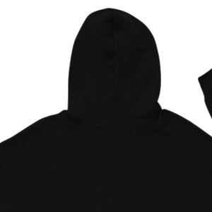 Sweat-shirt à capuche noir rose pour femme, en molleton, à manches longues, tendance, décontracté, streetwear, vêtement de tous les jours - Product Image 4