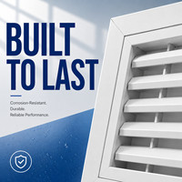 Diffuseur d'air moderne double couche, grille de ventilation linéaire amovible en alliage d'aluminium pour CVC, sortie d'air réglable pour bureau