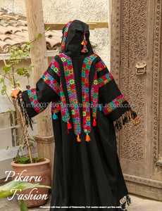 Vestido de invierno de lana de manga larga para mujer, Estilo Vintage - Product Image 2