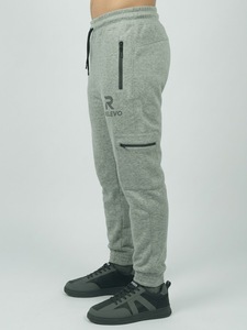 Men's French Terry Printed Knee Length <b>Skinny</b> Fit Cotton <b>Joggers</b> Track Pants Athletic Gym Workout Casual Streetwear - Product Image 3