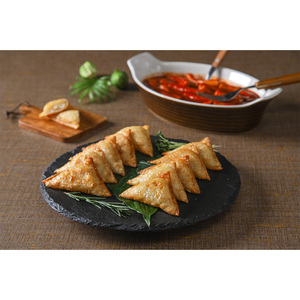 [SGS MANDU] Dumplings Triangulares de Fideos (600g) Dumplings Fritos Crujientes con Forma Triangular, Fideos de Almidón Sabrosos de Corea - Product Image 2