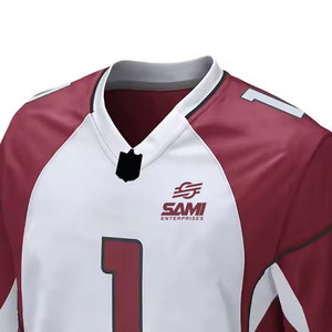 Maillot de football américain personnalisé de haute qualité, léger, durable, 100% polyester, prix de gros abordable, fabriqué au Pakistan - Product Image 4