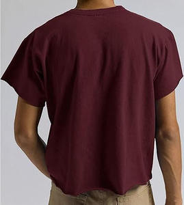 Nouveau t-shirt ample pour homme, coupe boxy, en coton, décontracté, respirant, doux, coupe décontractée, pour tous les jours, streetwear et été. - Product Image 2