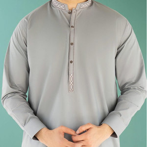 Shalwar Kameez de Algodón Elegante para Hombre, Atuendo Tradicional Cómodo, Diseño de Manga Larga, Shalwar Kameez Moderno de Algodón para Hombre - Product Image 2
