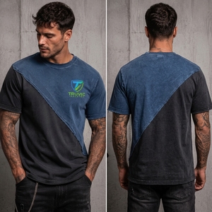 Men Casual Distressed <b>T</b> <b>Shirt</b> Lightweight Cotton Material Faded Finish Breathable Construction Comfortable Fit Everyday Street - Product Image 5