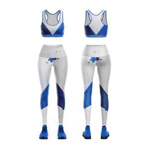 Conjunto Deportivo Femenino Personalizado de Alta Calidad al por Mayor, Leggings de Yoga con Sublimación y Control de Abdomen - Product Image 3