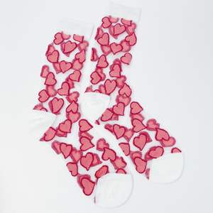 Chaussettes transparentes pour femmes Heartful Love - Product Image 6