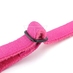 Collar para mascotas con correa larga a juego, ajustable, transpirable, con hebilla metálica, anillo en D y asa para facilitar el paseo con el perro. - Product Image 5