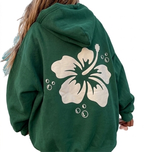 Women Winter Soft <b>Fleece</b> <b>Hoodie</b> <b>Oversized</b> Pullover Warm Long Sleeve Casual Lounge Streetwear Front Custom Printed Wholesale - Product Image 3