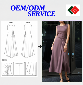 Fabricante OEM ODM en Vietnam, Ropa Urbana Moderna y Elegante para Mujer, Largo Medio, Sostenible, Lavable, Transpirable, Personalizable, Venta al Por Mayor - Product Image 4