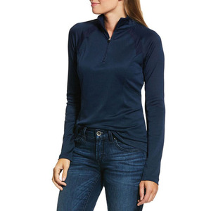 Chemise d'équitation pour femme de qualité supérieure, à séchage rapide, extensible, respirante, manches longues, fabrication OEM - Product Image 1