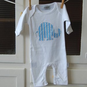Vestidos de bebé recién nacido mono de calidad Superior 100% algodón manga larga pijama tela Color blanco verano apliques mameluco - Product Image 3
