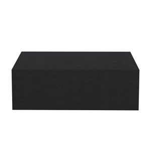 Milano <b>Floating</b> Nightstand Black <b>Wall</b>-Mounted End Table with Drawer for Bedroom - Product Image 5