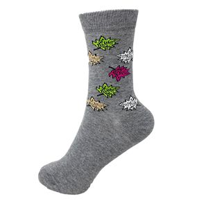 Calcetines de Algodón Peinado de Lujo para Mujer, Calcetines Casuales Coloridos, Paquete de 6 Pares - Product Image 6