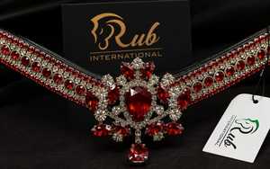 Venta al por mayor de cuero de caballo Crystal Horse 7860B de Rub International, cómodo, con logotipo personalizado, colores personalizados, diseños personalizados, MOQ 10 piezas - Product Image 4