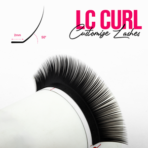Charmlash <b>Lash</b> <b>Extension</b> Trays Wholesale LC Curl <b>Lash</b> Trays Cashmere Mink <b>Lashes</b> Individual Trays Stable Curl Pbt Fiber - Product Image 1