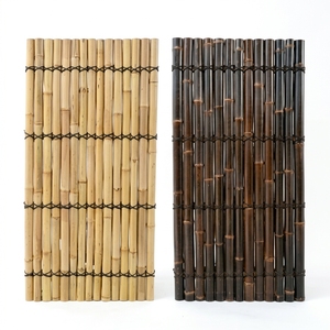 Panneaux de clôture en bambou naturel/noir, écran de bambou écologique, hauteur 7 pieds, pour la décoration de la maison et du jardin - Product Image 1