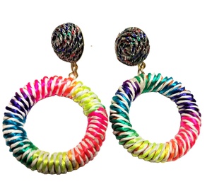 Bijoux en perles de Bohème faits à la main Design unique Boucles d'oreilles décoratives en perles de rocaille Nouvelle mode pour fête - Product Image 6