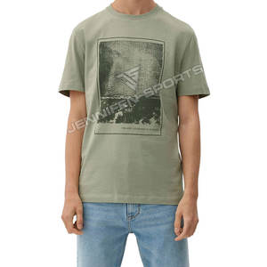 Camiseta de Verano para Hombre, 100% Algodón, Corte Regular Informal, Ligera, Transpirable, de Secado Rápido, Manga Corta, Impresión Digital Personalizada - Product Image 3