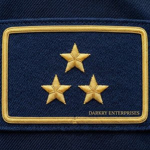 Parche de blazer hecho a mano con corona de alambre de lingotes de oro y espadas cruzadas, insignia de gorra real personalizada, emblema, etiqueta - Product Image 4