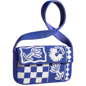 Bolso de Hombro Bordado a Mano Personalizado con Cuentas para Mujer, Bolso de Playa Bohemio, Bandolera, Bolso Tote de Verano, Bolso de Viaje con Bordado - Product Image 1