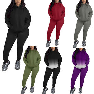 Trajes Deportivos Casuales de Invierno para Mujer, Personalizados, al Por Mayor, de Alta Calidad, 100% Algodón, para Correr y Entrenar - Product Image 1