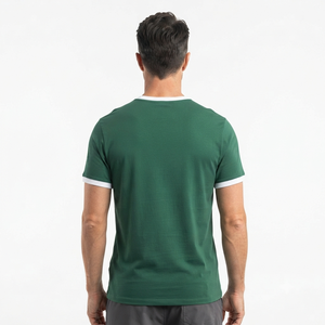 Maillot de sport personnalisé imprimé par sublimation 100 % polyester, coupe ajustée, manches courtes, ourlet incurvé, anti-plis, respirant, séchage rapide, pour homme (motif faucon) - Product Image 6