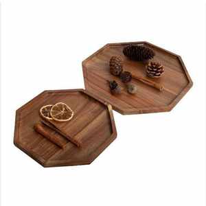 Plateau de service rectangulaire en bois durable avec poignée annulaire pour bar, restaurant, hôtel, jardin, idéal pour servir les boissons lors de réceptions - Product Image 6