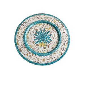 Mantel Individual tejido de nácar Natural para decoración de gran oferta, manteles de ratán trenzados redondos en la cocina - Product Image 1