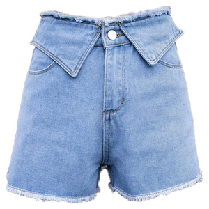 Fashion <b>Women</b> Vintage Sexy <b>Denim</b> <b>Cargo</b> <b>Shorts</b> High Waisted Washed Frayed Ripped Skinny Fit Summer Casual Streetwear Hot Pants - Product Image 3