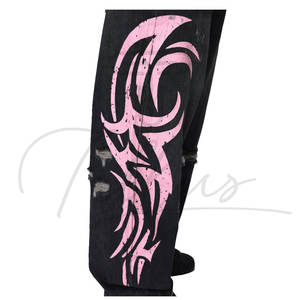 กางเกงยีนส์ฮิปฮอปทรงหลวมคุณภาพสูงสำหรับผู้ชาย แฟชั่นใหม่ สวมใส่สบาย ระบายอากาศได้ดี ขายส่ง - Product Image 2