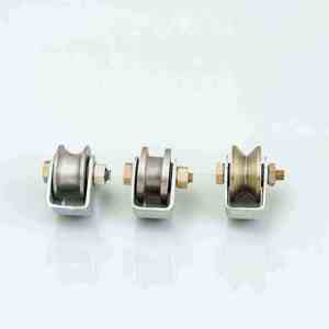 Rodillo para Puerta Corredera Moderna de Acero Inoxidable Pulido de Alta Resistencia, 50 mm de Grosor, Rodamiento Suave y Duradero, Pieza de Ferretería para Exteriores - Product Image 1