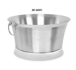 Cubetera de Aluminio Ecológica Hecha a Mano Profesional, Estación de Mixología Moderna con Acabado Satinado para Uso Comercial, Zahid Export - Product Image 1