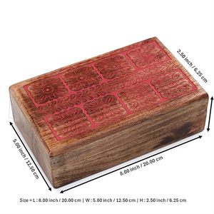 Boîte à bijoux vintage en bois, artisanale, décorative, pour collection de bijoux précieux, au prix le plus bas - Product Image 3