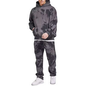 OEM Custom Printed Winter Track Suits Men 100 percent Cotton Oversized <b>Tie</b> <b>Dye</b> High Quality 400g Fabric Weight Custom Logo <b>Set</b> - Product Image 5