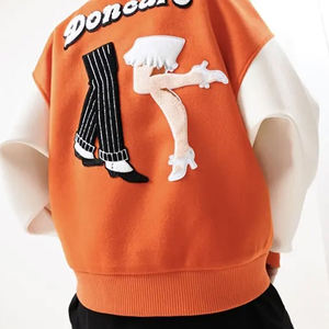 ผู้ผลิตเสื้อแจ็คเก็ต Letterman Varsity แบบ OEM ขายส่ง ปักลายตามสั่ง สไตล์วินเทจ กันน้ำ กันลม สำหรับฤดูหนาว แฟชั่นแนวสตรีท - Product Image 3