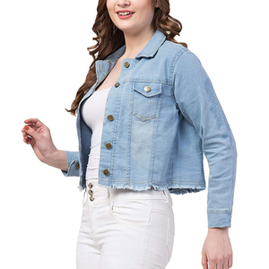 Pakistan Manufacturer Jeans <b>Jackets</b> for Women Durable Material Oem Service Jeans <b>Jackets</b> for Women - Product Image 4