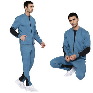 Ensemble de survêtement pour homme, veste et pantalon de jogging, tenue de sport, vêtements de fitness, pantalon de survêtement en coton, vêtements de sport - Product Image 5