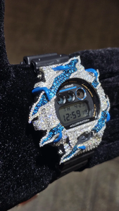 Reloj de Lujo para Hombre Starspire Jewels G SHO de Cuarzo ETA con Caja de Acero Inoxidable, Correa de Goma, Moissanita VVS, Estilo Ejecutivo Hip Hop Iced - Product Image 3