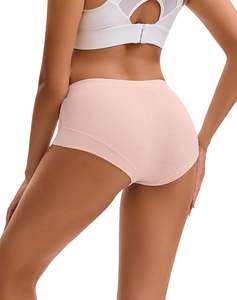 Culottes Hipster Respirantes pour Femmes Pure Balance en Spandex/Coton – Tissu Doux, Flexible et Stable pour Usage Quotidien (ODM, Écologique) - Product Image 3